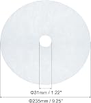 MECCANIXITY Universal Cloth Dryer Exhaust Filter, Cotton 235x31mm White for Clothes Dryer Filter Replacement Pack of 10
