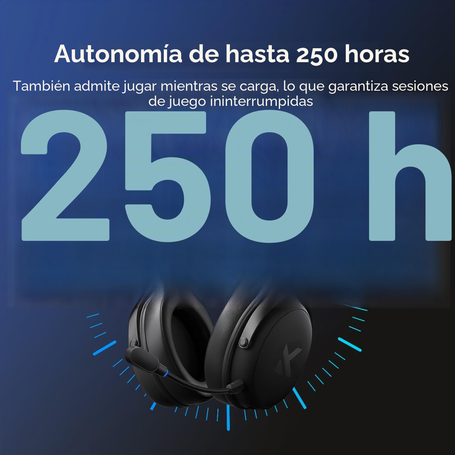 MCHOSE V9 Pro - Auriculares de juego para videojuegos, sonido envolvente 7.1 Esports, color negro