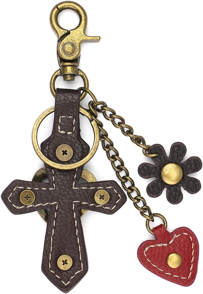 Chala Group Chala Charming Crossbody Bag With Flap Top and Zipper,Black Cross-Body Purse with New Purse Charm -2024