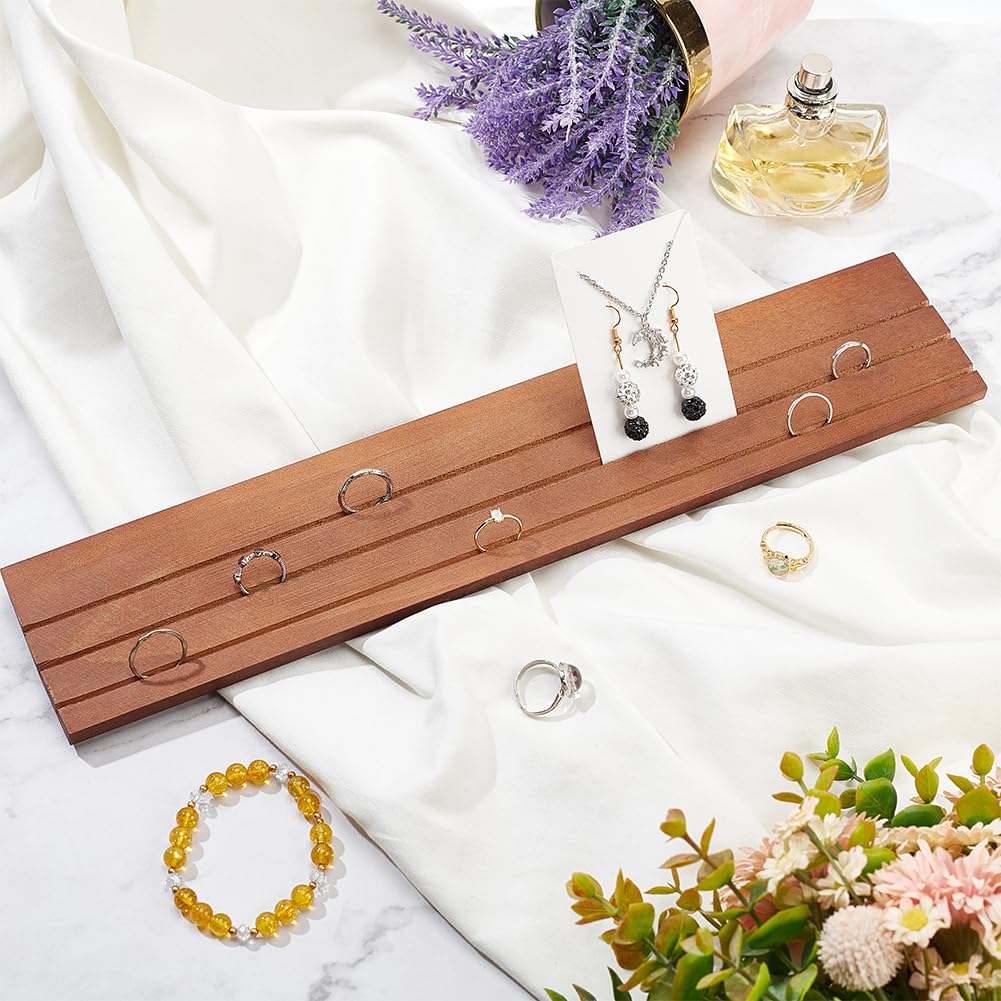 Espositore Gioiili In Legno BENECREAT – 3 Livelli, 15 Ganci, Per Collane, Bracciali, Orecchini
