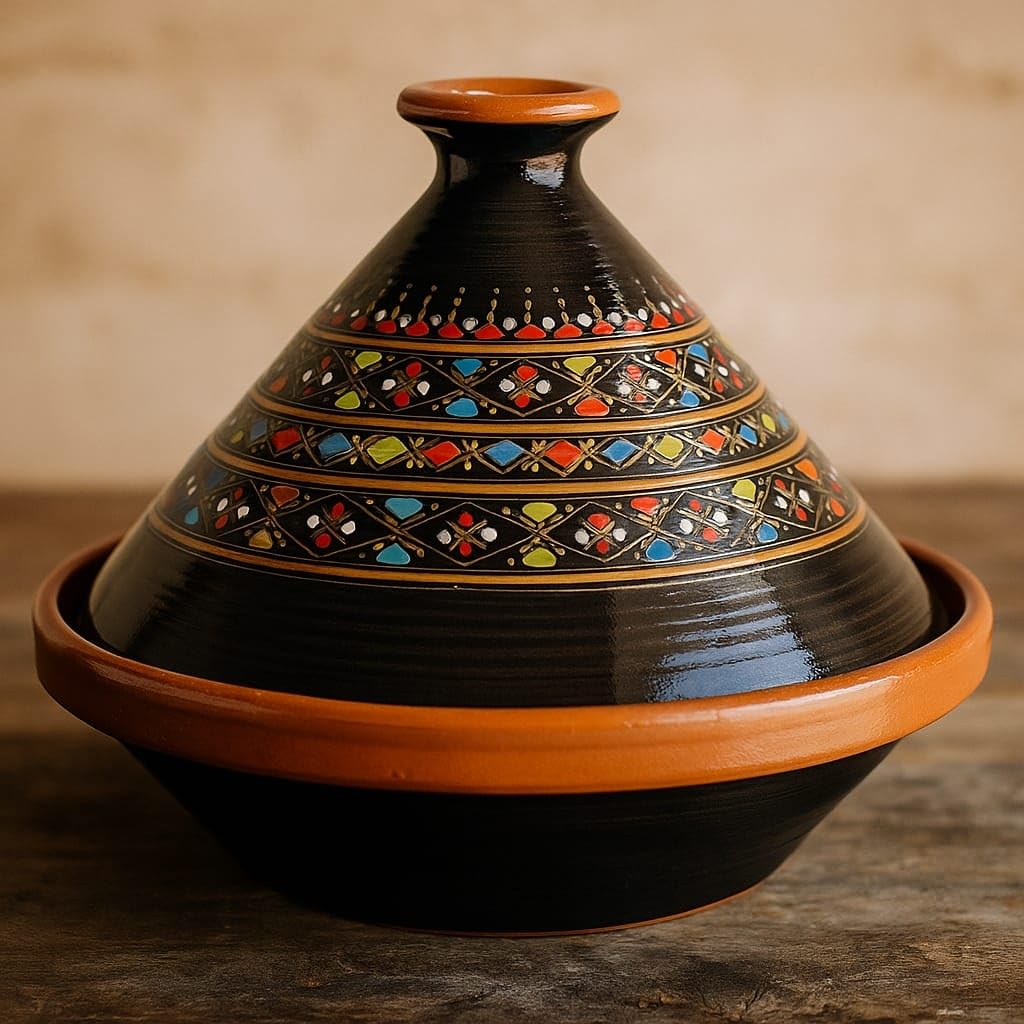 Tajine 0212242000 Casserole en terre cuite Marocain Tunisien XL 32 cm