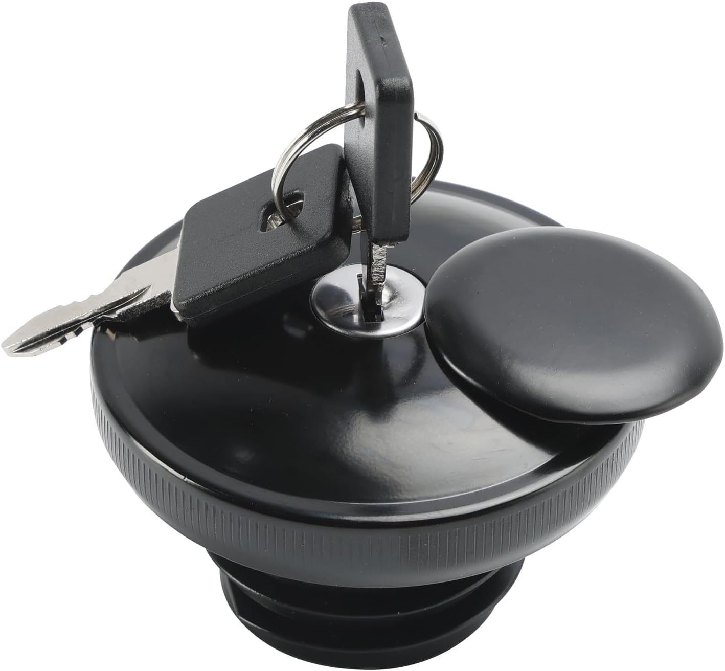 Areyourshop Fuel Filler Gas Cover Vented Gas Cap with Keys for Harley SOFTAIL DELUXE FLSTN 1JD5 2007-2015, DYNA STREET BOB FXDB 1GX4 2007-2017, DYNA FAT BOB FXDF 1GY4 2008-2017