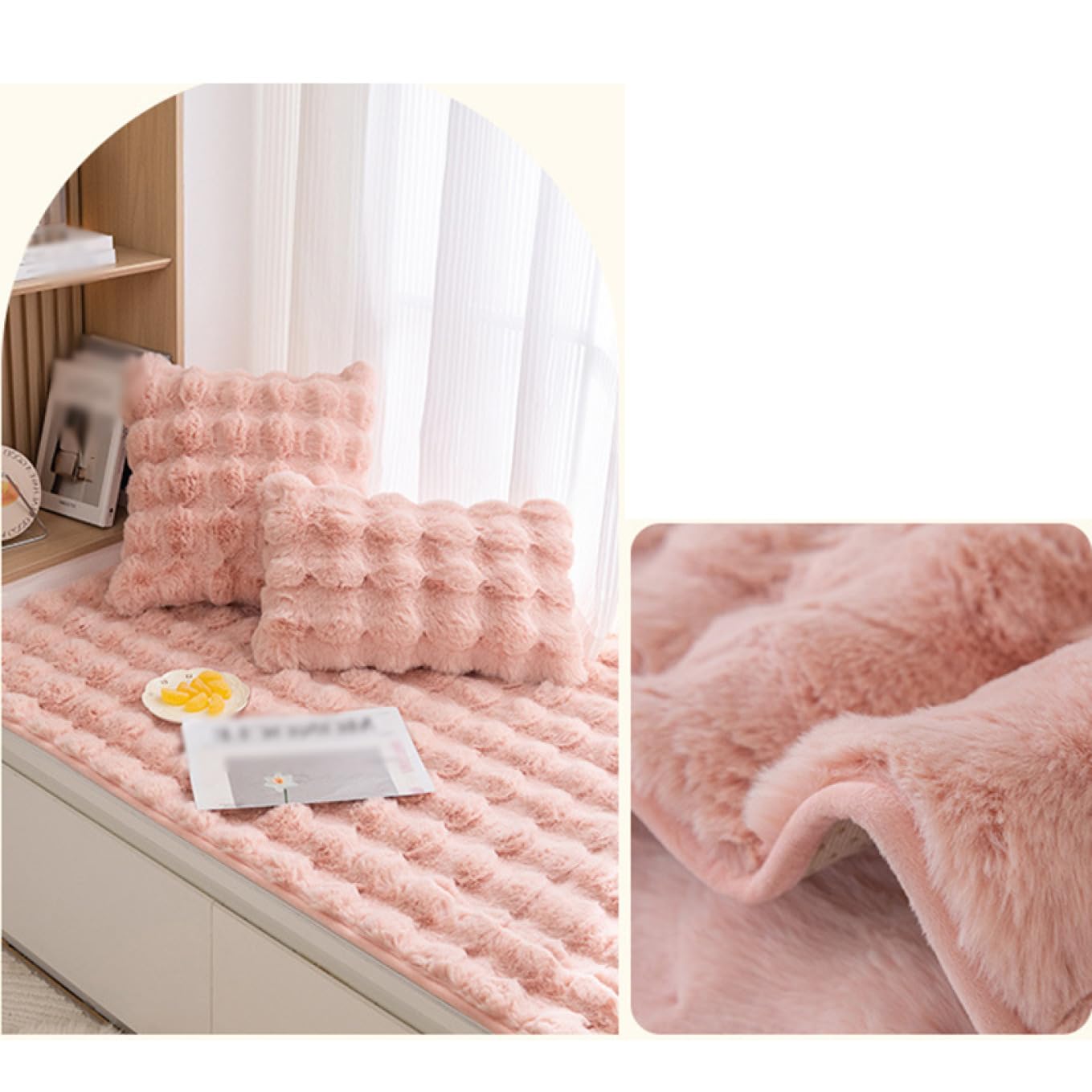 J　ピンパネル風ダイニングシートクッション6枚セット　ピンク J ピンパネル風ダイニングシートクッション6枚セット ピンク Amazon.co