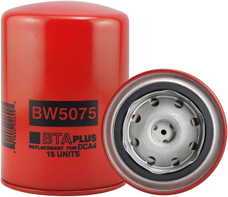 Baldwin Filters Coolant Filter, 3-11/16 x 5-3/8 in, Red