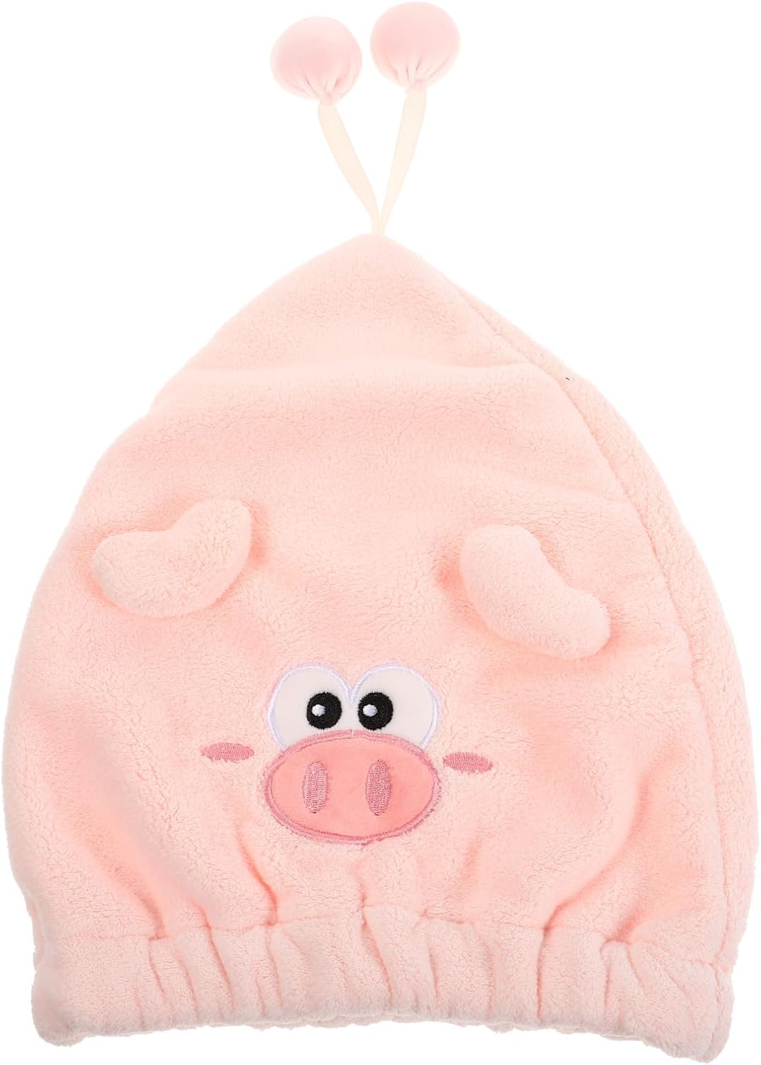 Absorbent Hair Drying Towel Cap for Women and Lightweight Coral Fleece Quick Dry Hair Wrap with Cute Cartoon Design for Shower and Bath Use