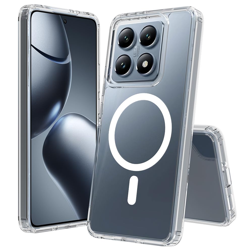 Amazon.co.jp: Casesmo Xiaomi 14T Pro ケース Magsafe対応 クリア