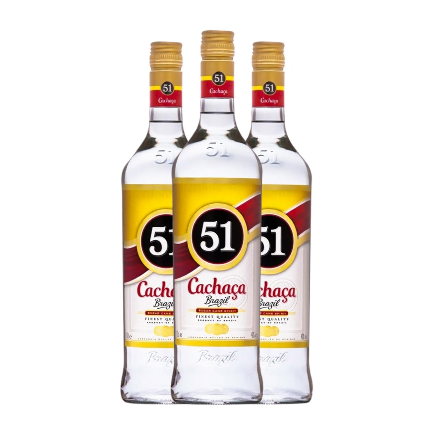 Cachaza Müller Cachaça 51 70 cl Caja de 3 Botellas