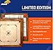 Synco Limited Edition 36inch Full Size Carrom Board with Free Cover, 20mm, English Birch