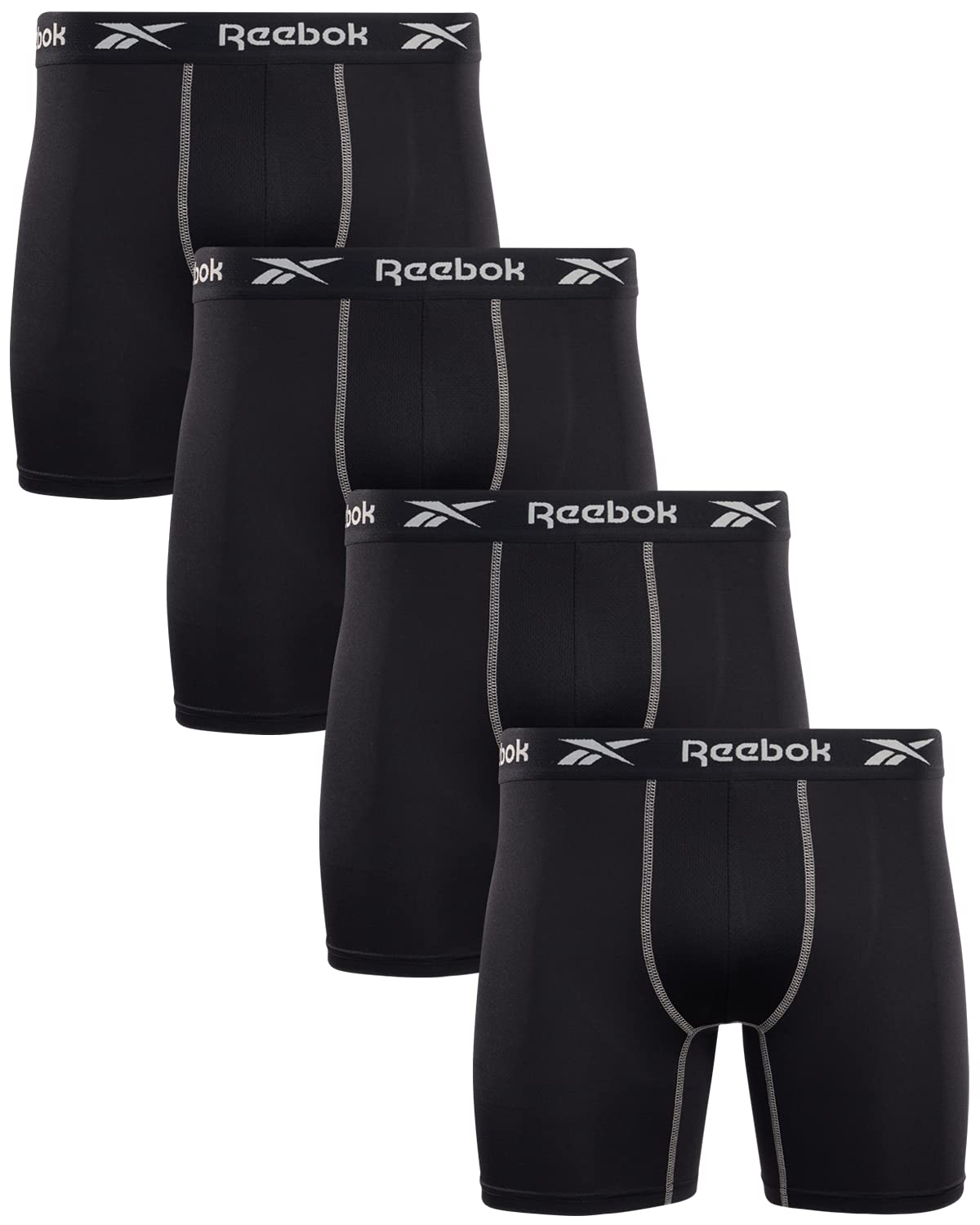 Men's Underwear Performance Boxer Briefs (4 Pack) Sandyswim