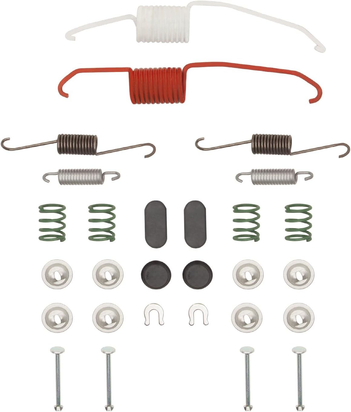 Dynamic Friction Company Rear Drum Brake Hardware Kit 370-91001| Fits 2013 Scion iQ EV; 2008-2014 Scion xD; 2009-2019 Toyota Corolla; 2012-2019 Toyota Prius C