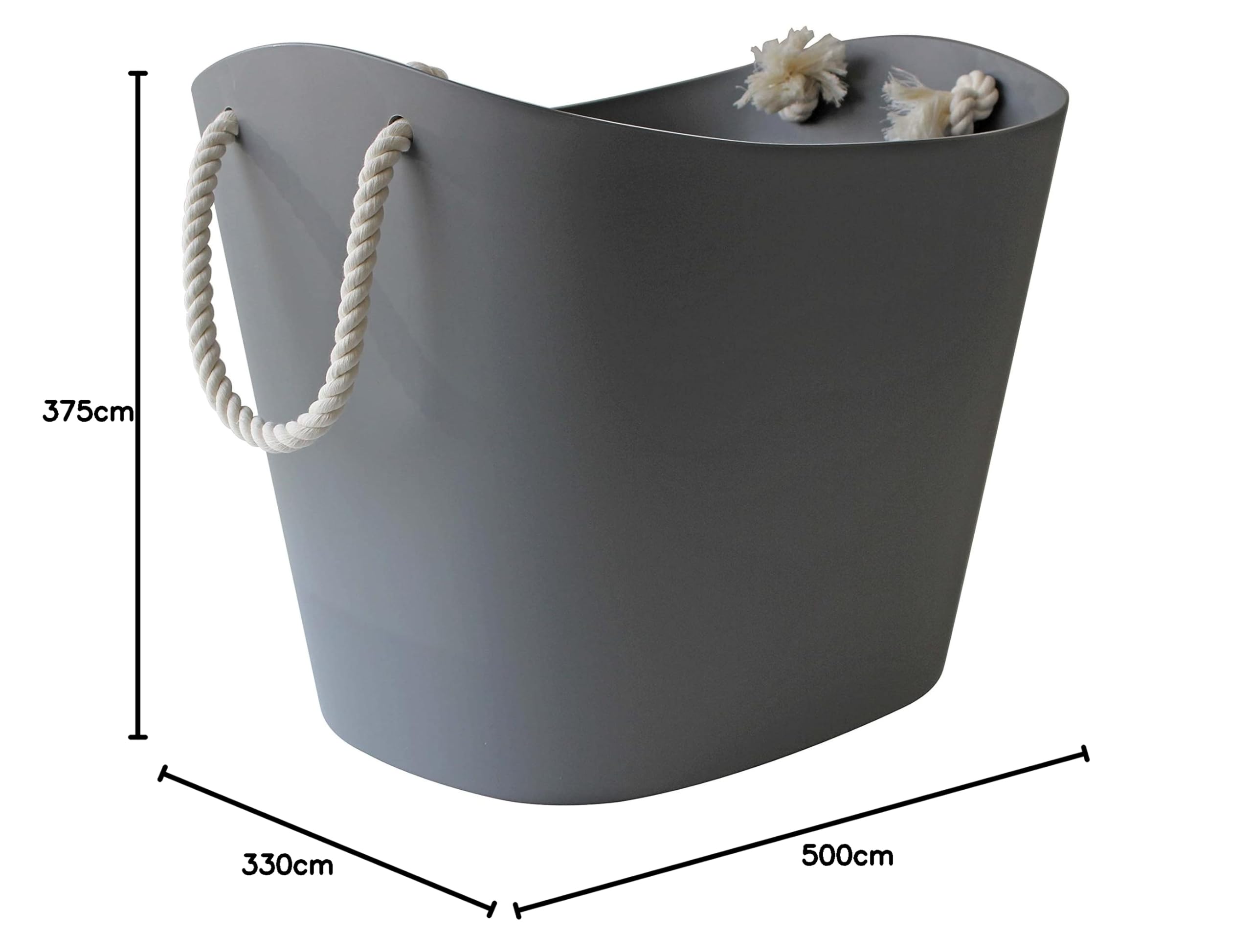 八幡化成 マルチバスケット グレー L 38L sceltevie balcolore(バルコロール) 228226 - 3