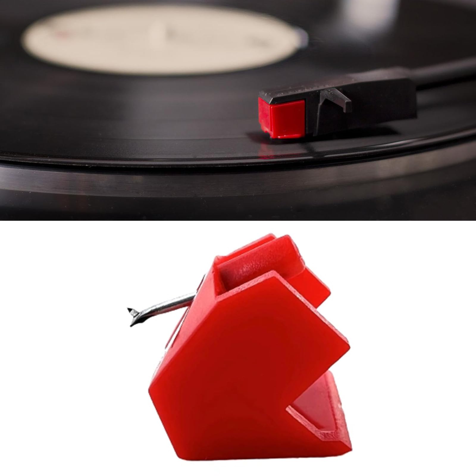 ST29D ST55D ST57D - Puntero fonográfico para tocadiscos con detalles de sonido enriquecido que refuerza las manos del tocadiscos