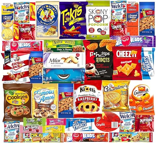 Ultimate Variety Sampler Care Package (40 Count) - Easter Treats Gift Basket Adults Kids Grandkids...