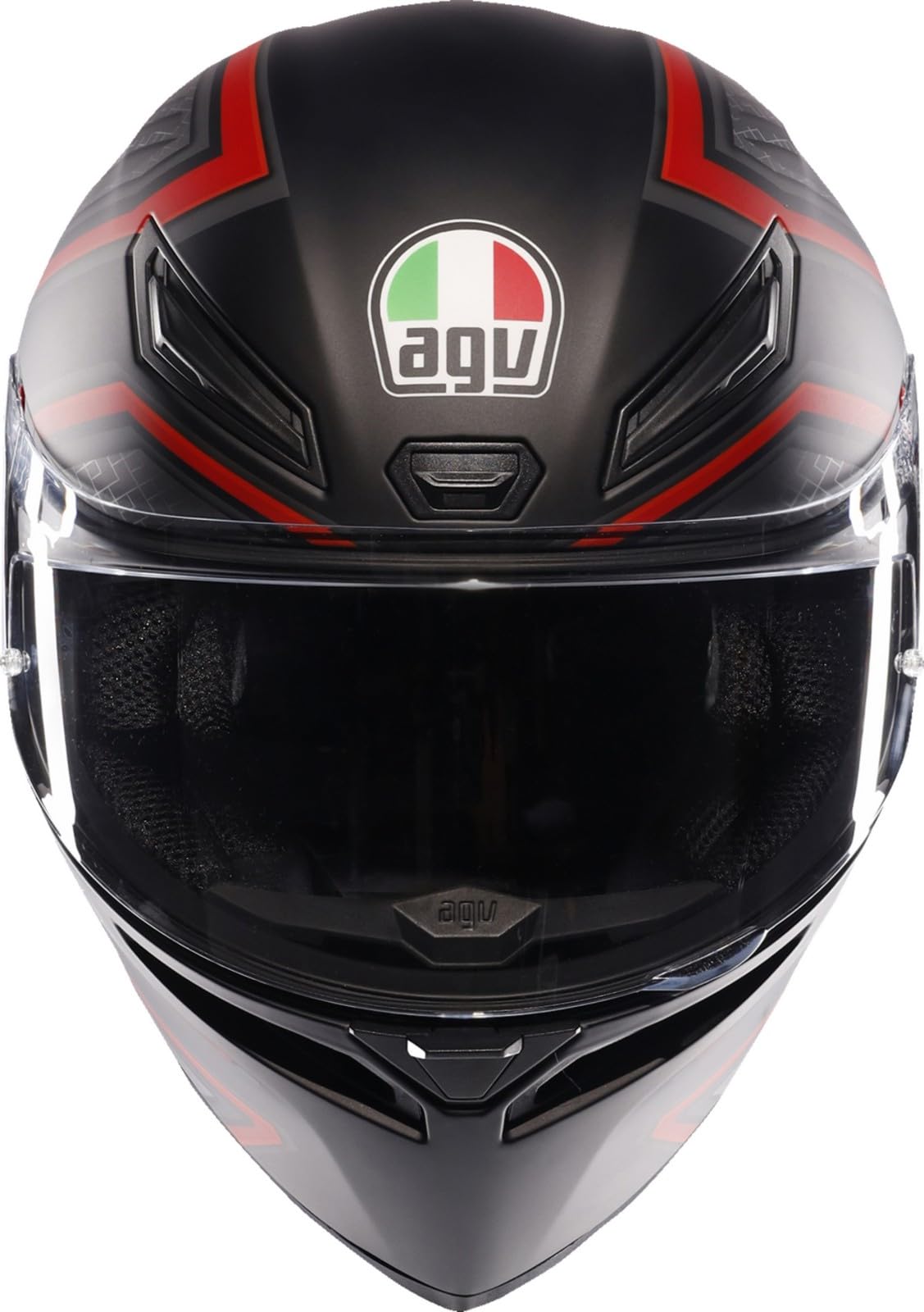 Agv K1 S Sling Helmet Large Matte Black/Red Automotive