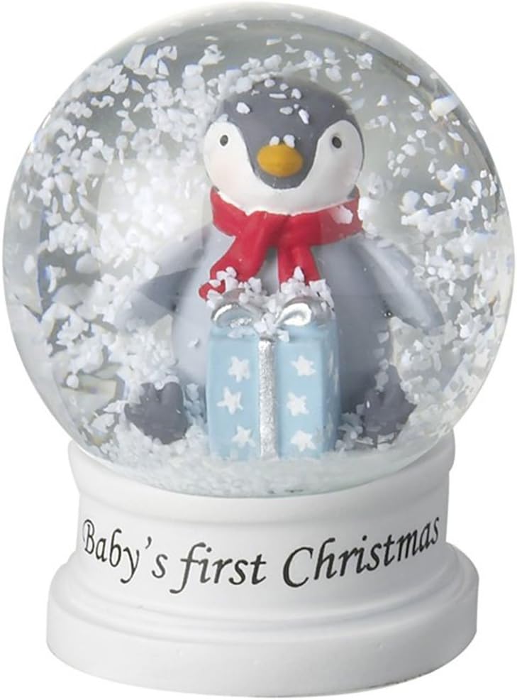 Penguin Snow Globe Baby's First Christmas Decor