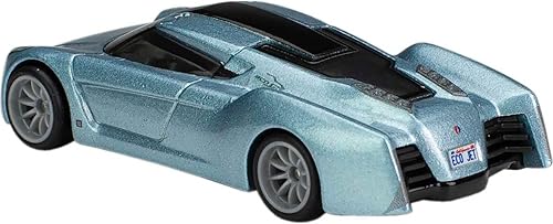 Miniatura 4 de HOT WHEELS Coche de juguete premium, a escala 1:64, Eco-Jet fundido a presión del garaje de Jay Leno, vehículo coleccionable