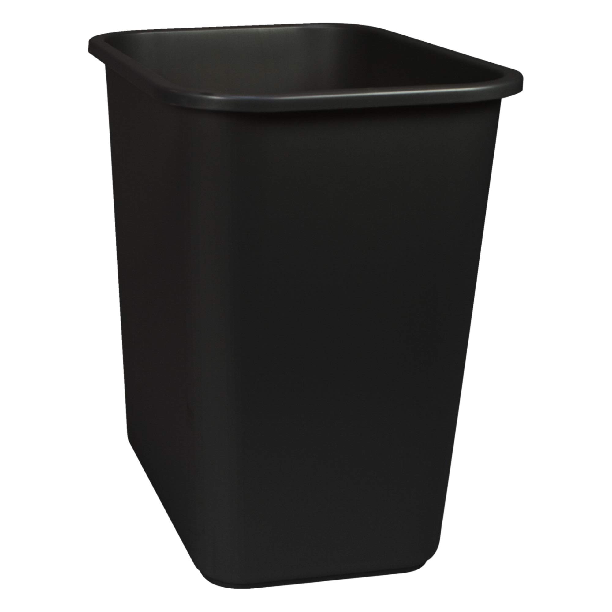 Panier à déchets noir 15x15 cm Storex | Petite corbeille de table bureau M - 3
