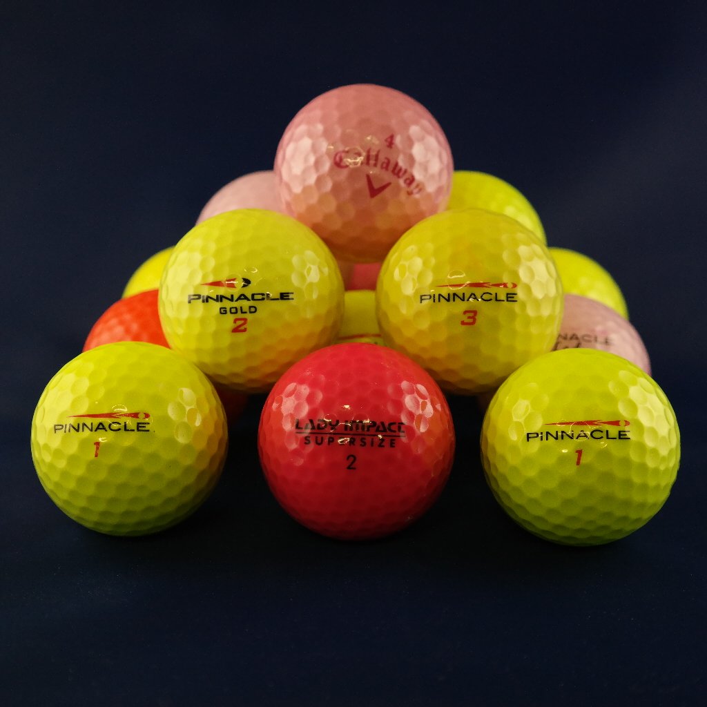 25 multicolor Mix Lake Balls pelotas de golf Calidad AAAA/AAA