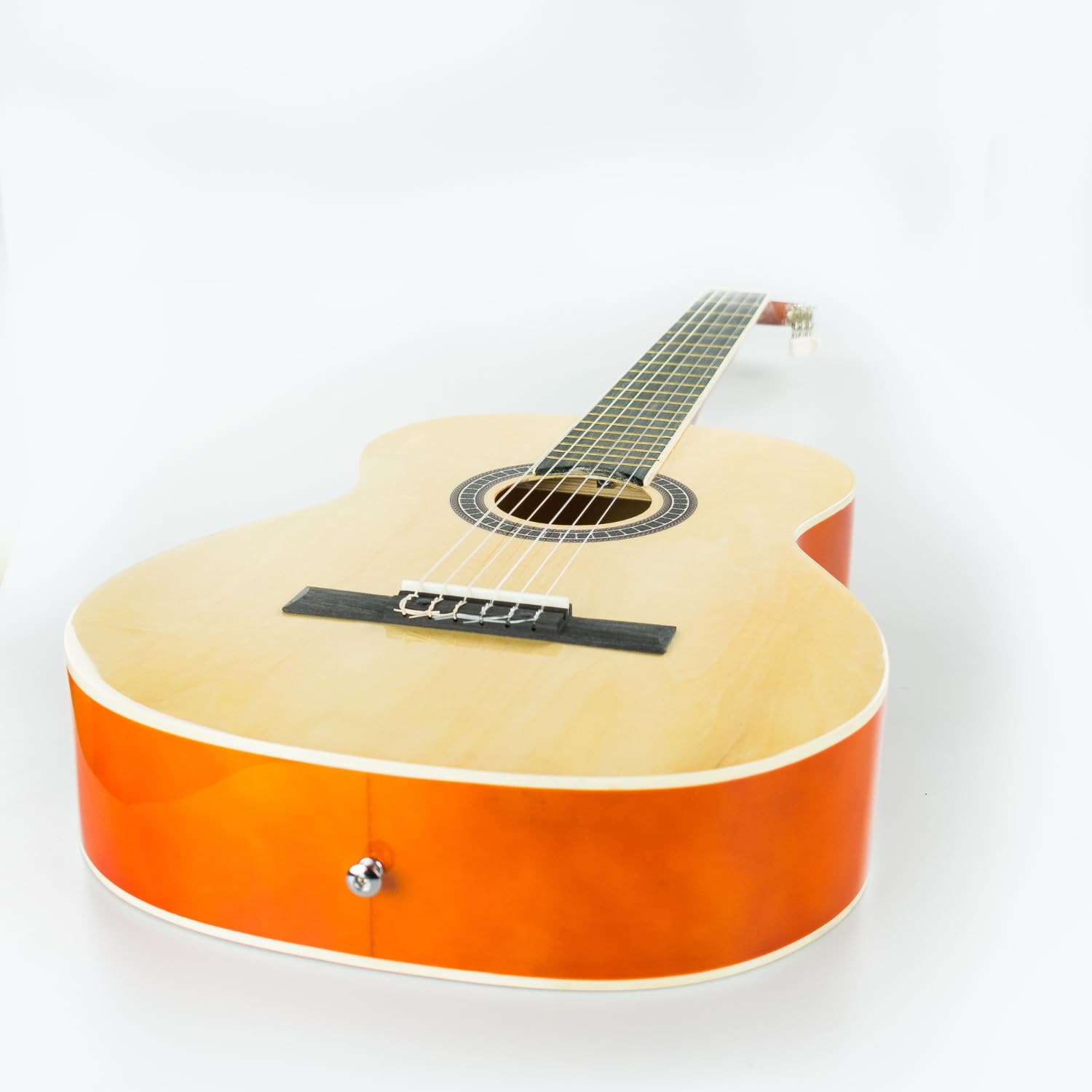 Vault CL-20 4/4 size Classical Guitar with Gig-Bag - Natural - Image 7 thumbnail