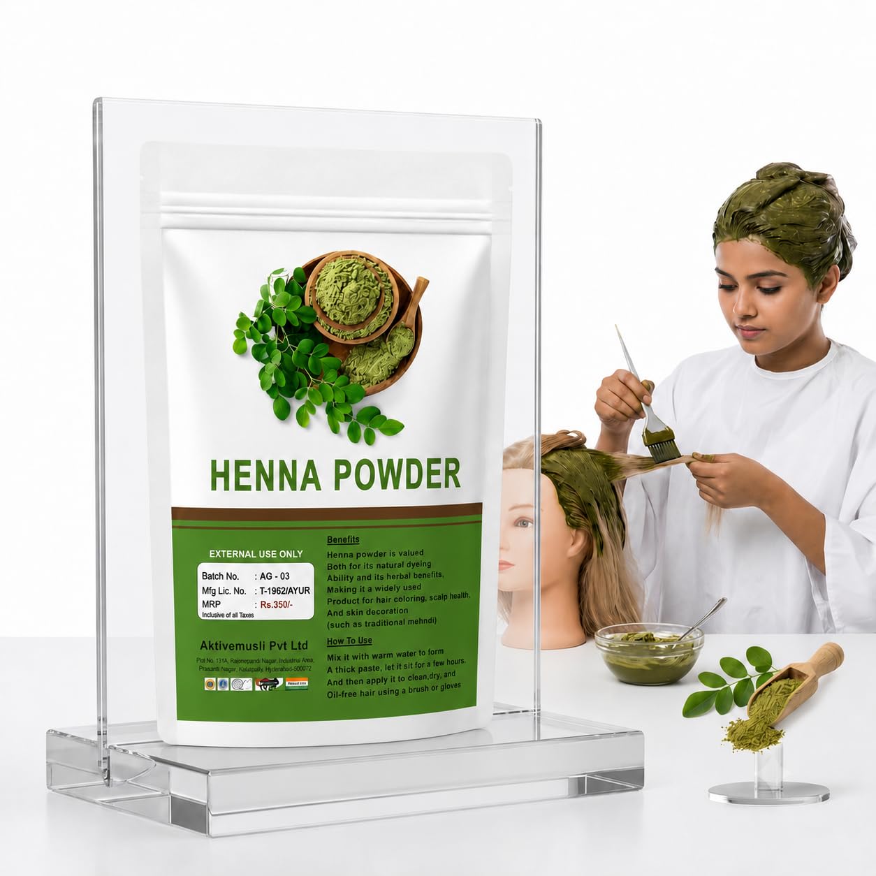 Natural Herbal henna powder for hair-picture-23