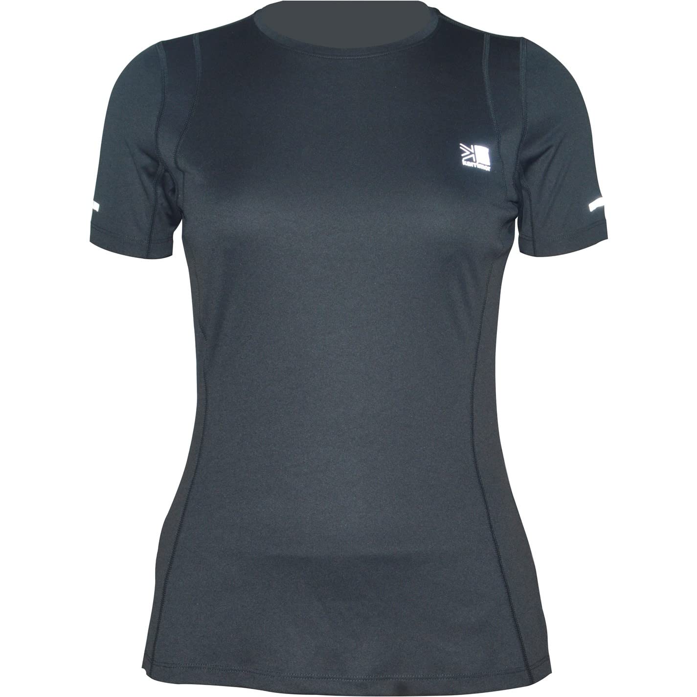 Karrimor Women Short Sleeve Polyester T-Shirt Ladies Charcoal 8 (36)