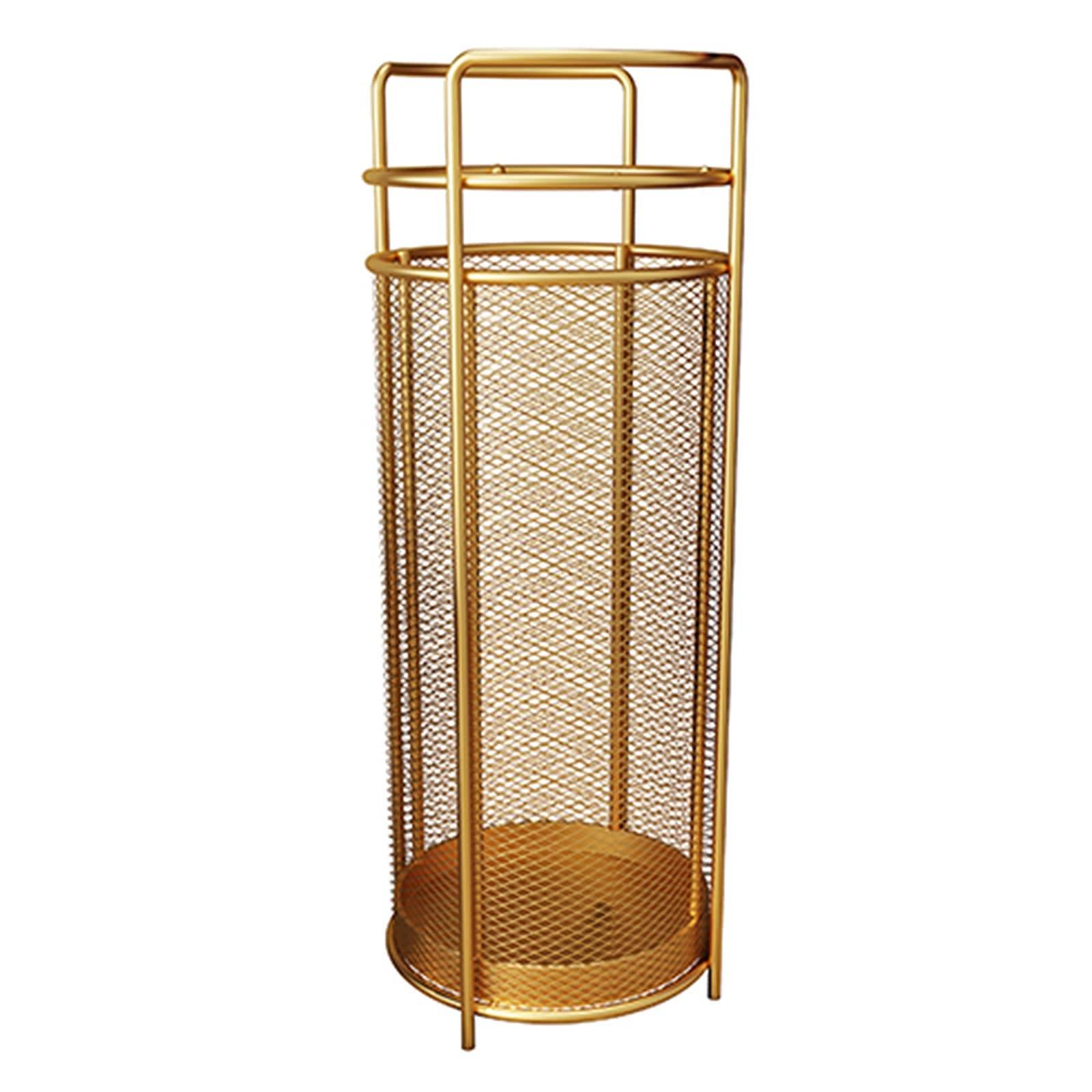 Porte-parapluies d'entrée moderne gold pour cannes et parapluies