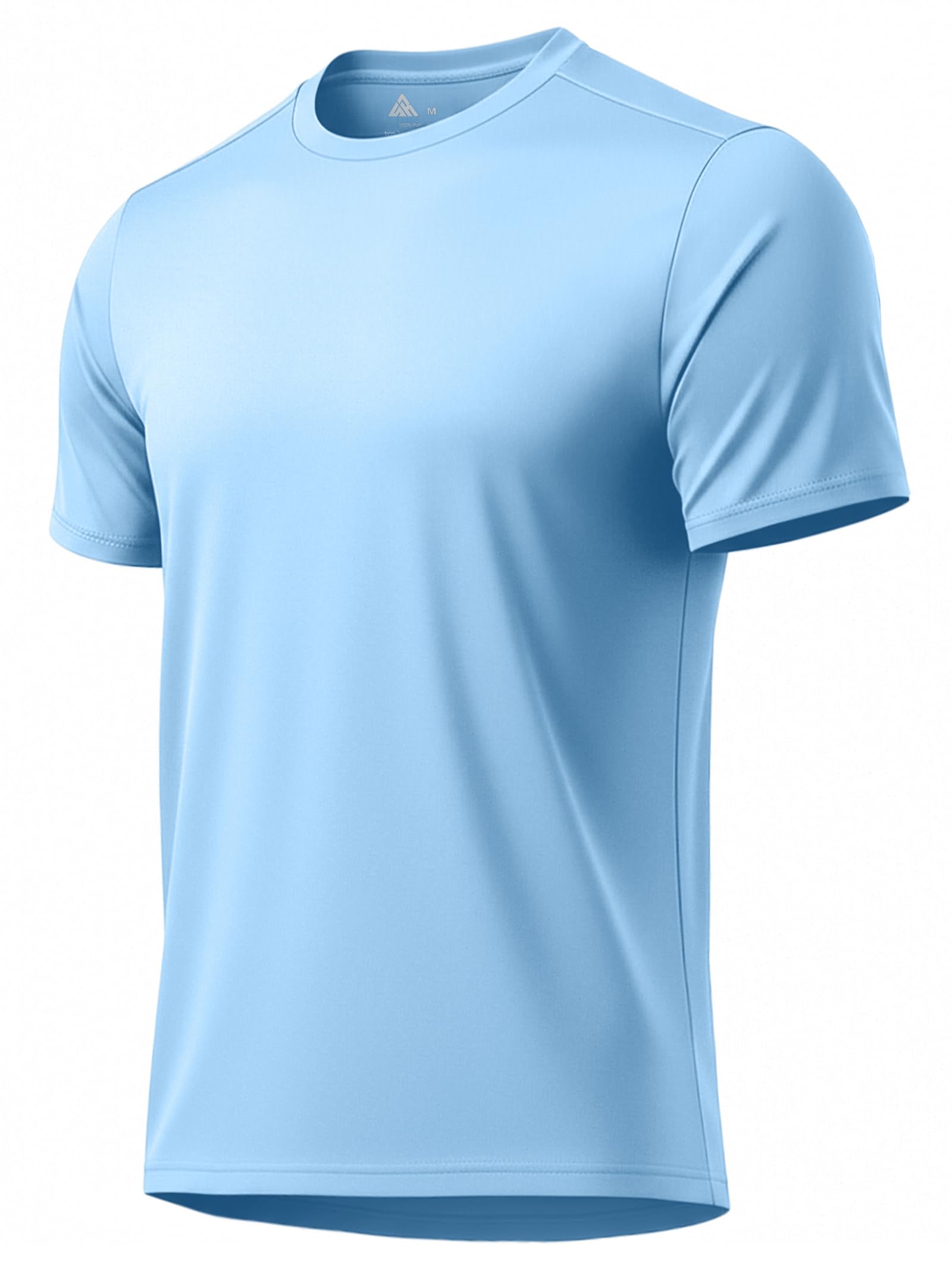 3 Pack Mens Swim Shirt Rash Guard Workout Shirts UPF 50+ Short Sleeve Fast Dry Sun Protection Lightweight Water Shirt