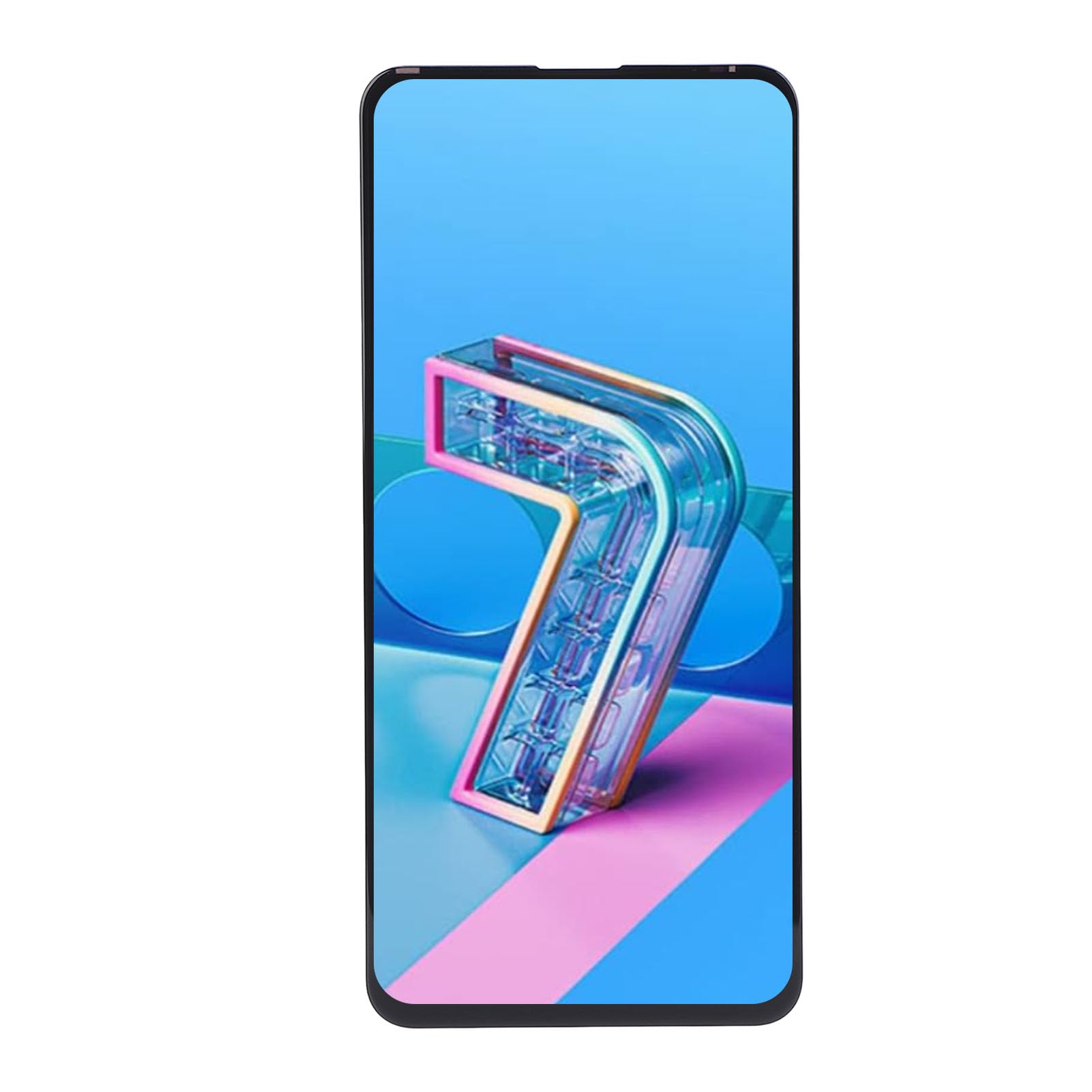 aqxreight Wymiana Ekranu dla Zenfone 7 7pro 6.67 Cala Telefon Organiczny zespół Digitizer Digitizer z Zestawem do Naprawy Funkcji Odcisków Palców