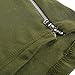 DAVID.ANN Mens Hipster Hip Hop Pullover Longline Side Zipper Long Sleeve Hooded T Shirt,Army Green,Large