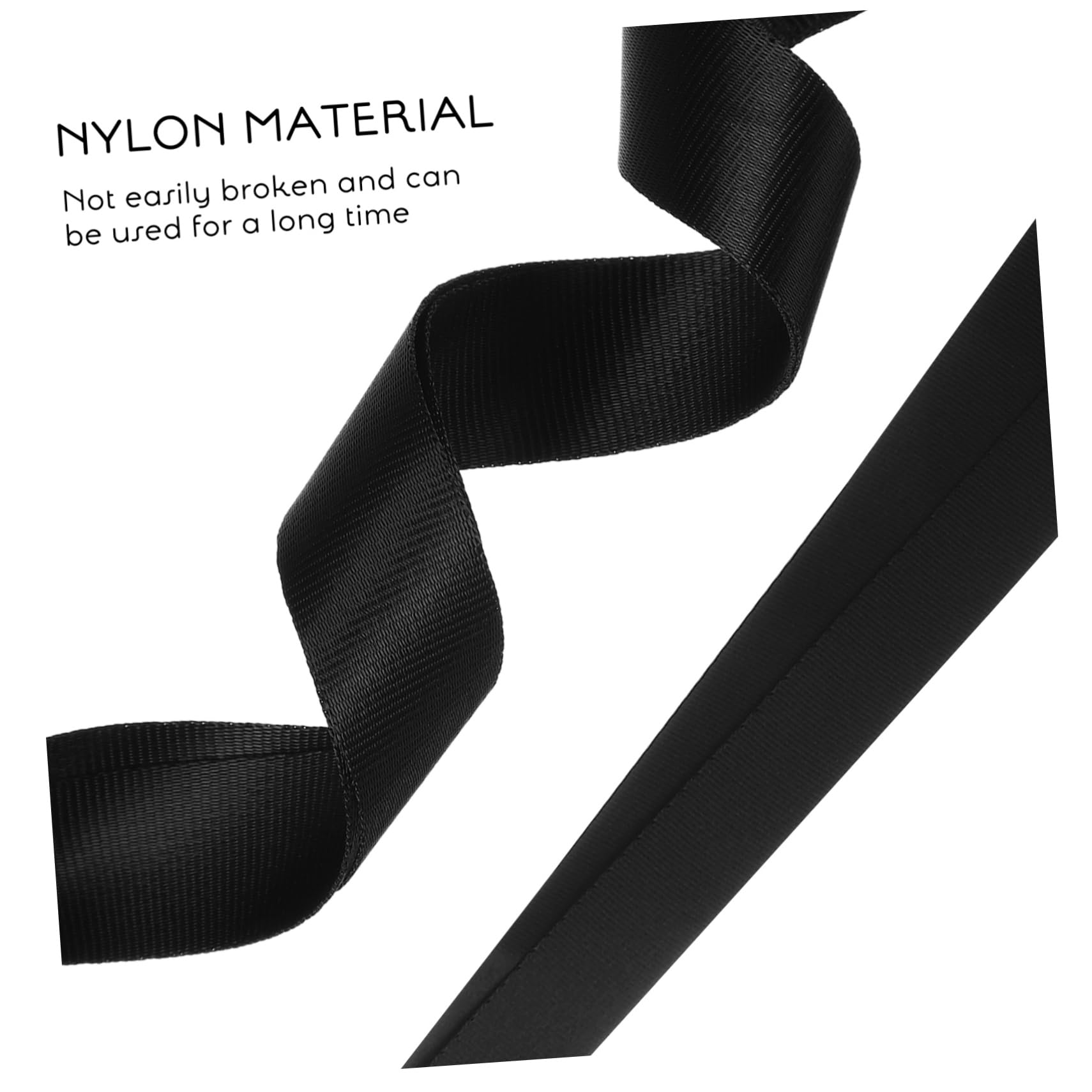 Operitacx 50pièces Lanières Nylon Pour Badges Identité Cordon De Cou Pratique Et Porte-cartes Pour Bureau École Hôpital Et Activités Plein Air Couleur Noire