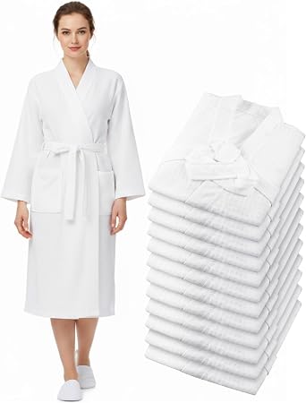 Panitay Womens Waffle Knit Robes Bulk