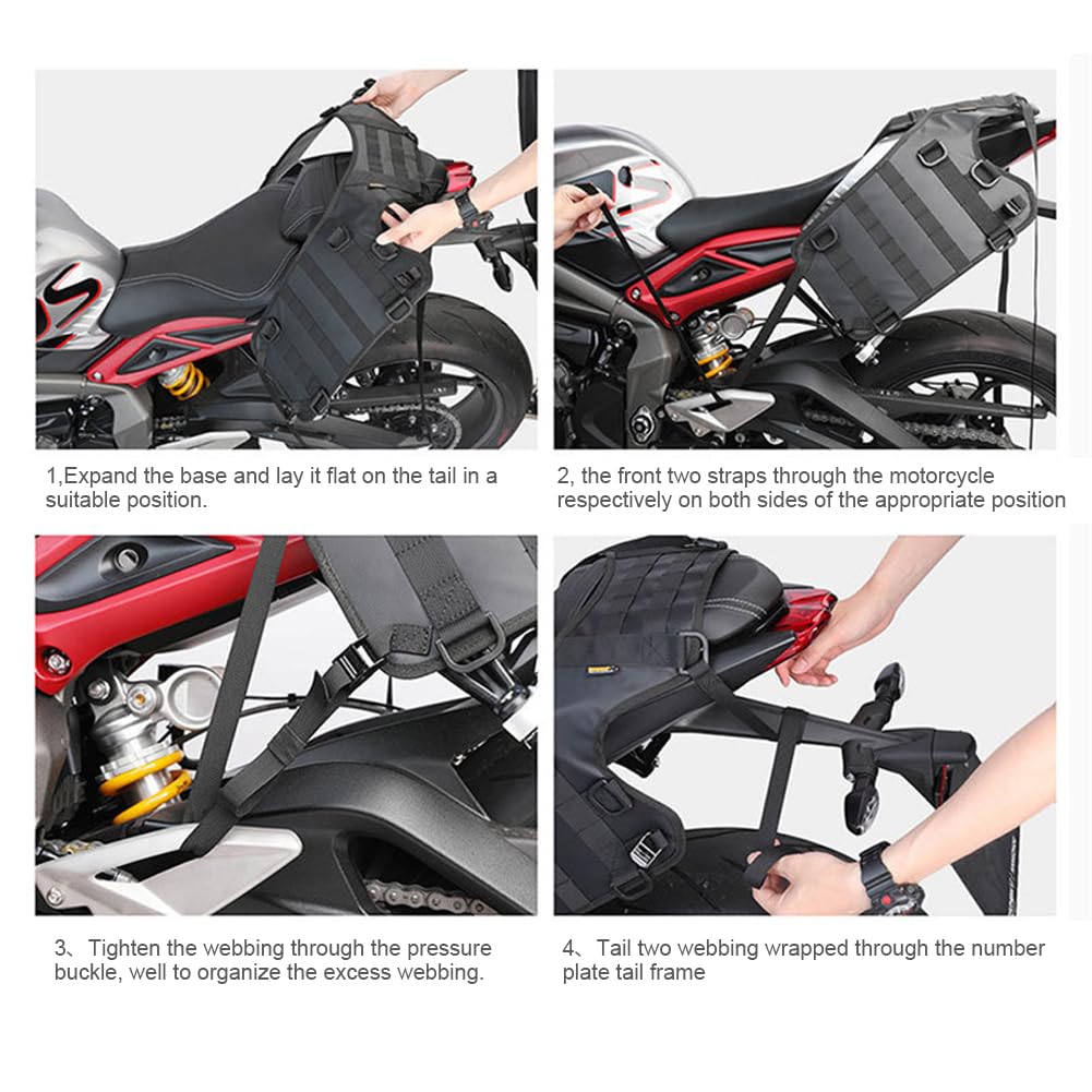 Podstawa torby na siodełko motocyklowe, silniki, torba na tylne siedzenie, stojak na podkładki instalacyjne, uniwersalna baza montażowa, akcesoria motocrossowe