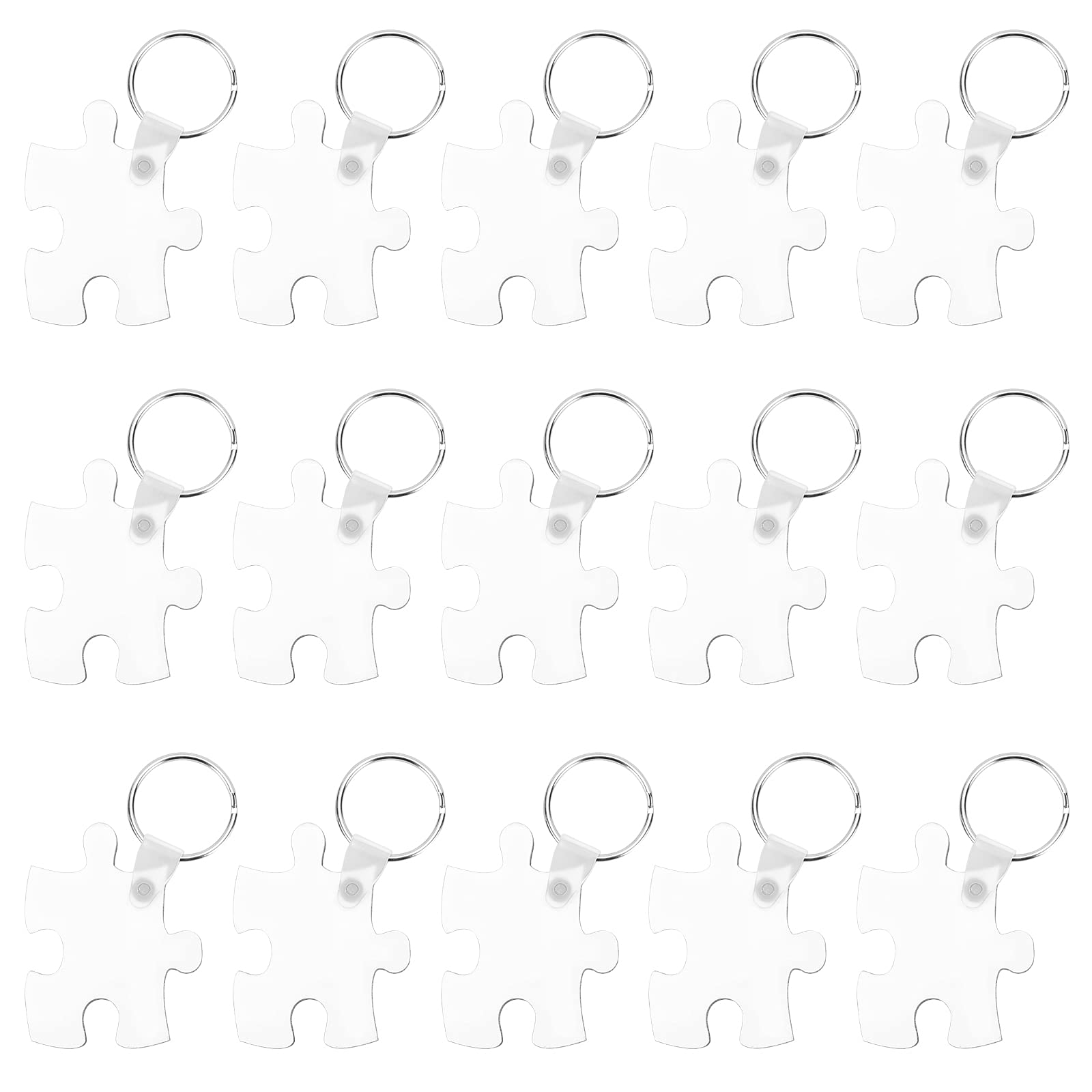 Porte-clés vierges MDF double face anti-bavure pour presse à chaud