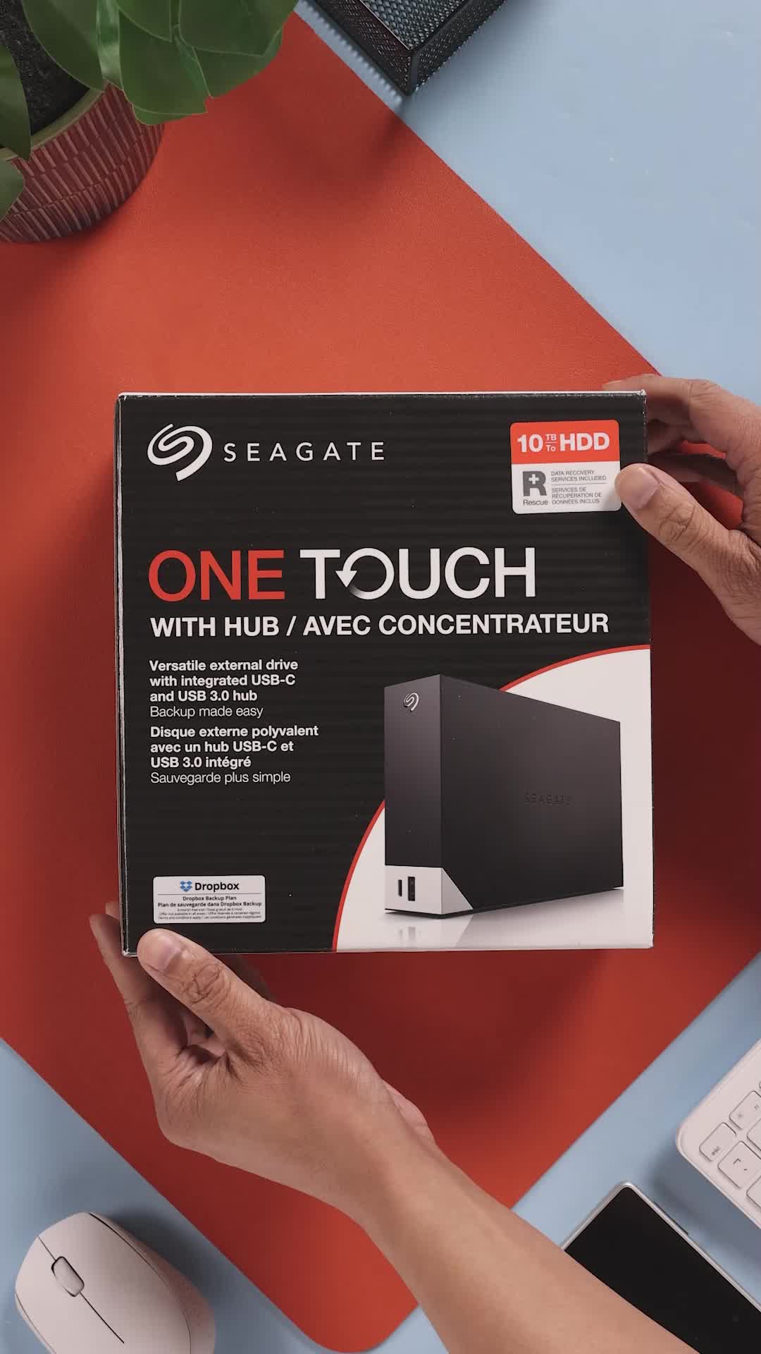 Seagate One Touch Hub 10TB Desktop External HDD