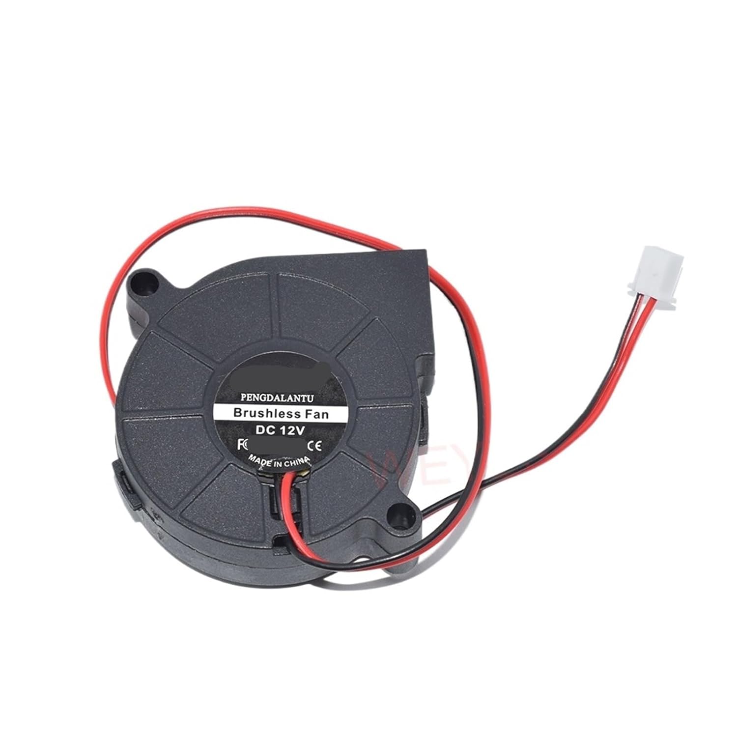 24V/12V 3D Printer Blower Cooling 5015 2-Pin Dual Bearing Cooler Centrifugal DC Fan 5015S for i3 CR-10/10S/Ender3(12V Fan)