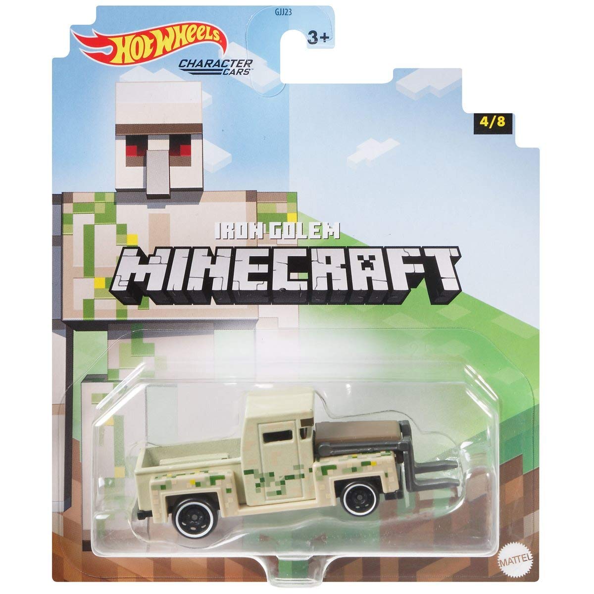 Hot Wheels Minecraft – GPC05 – Auto / Fahrzeug Metall – Iron Golem – Character Cars