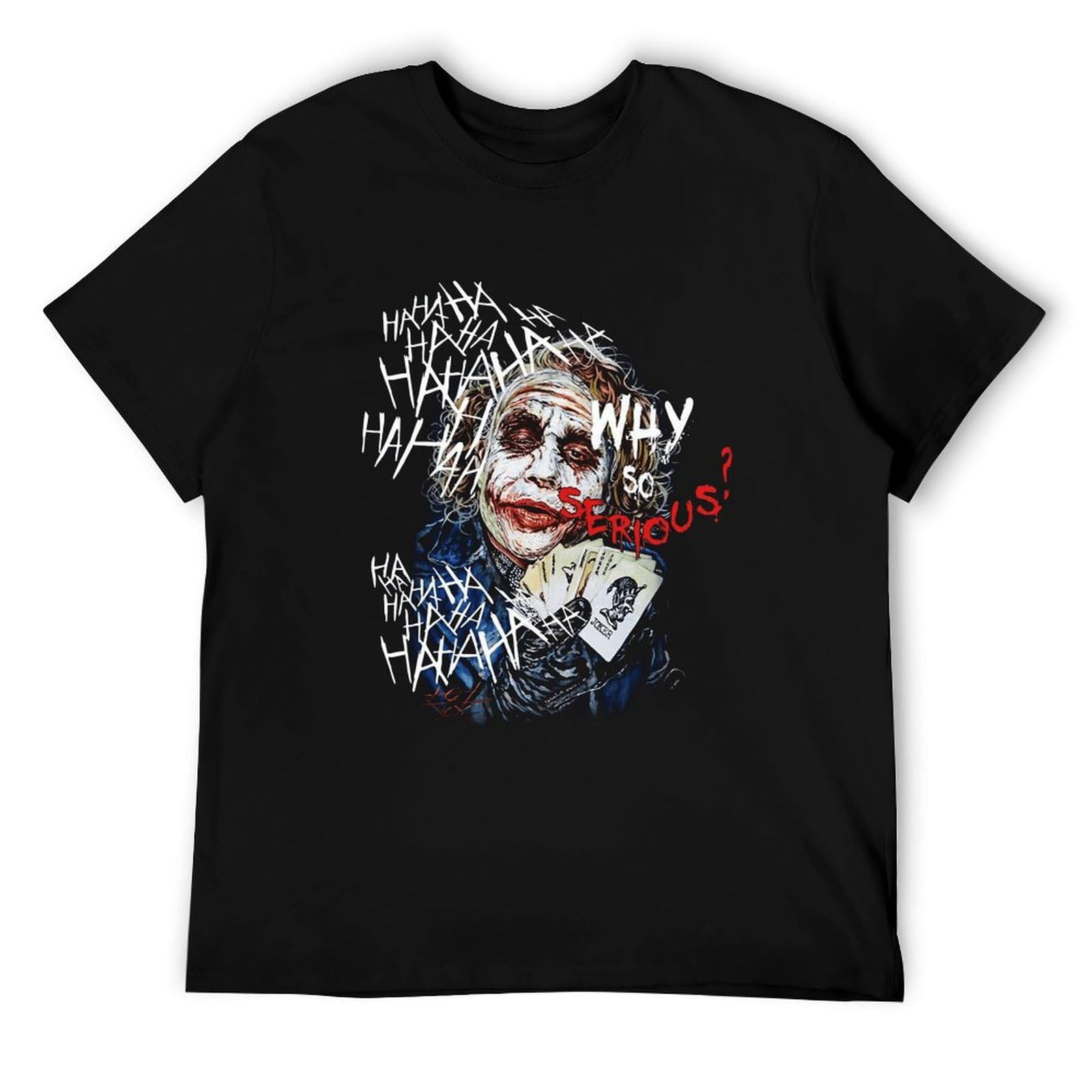 Why So Serious - Movie Art - T-Shirt Black