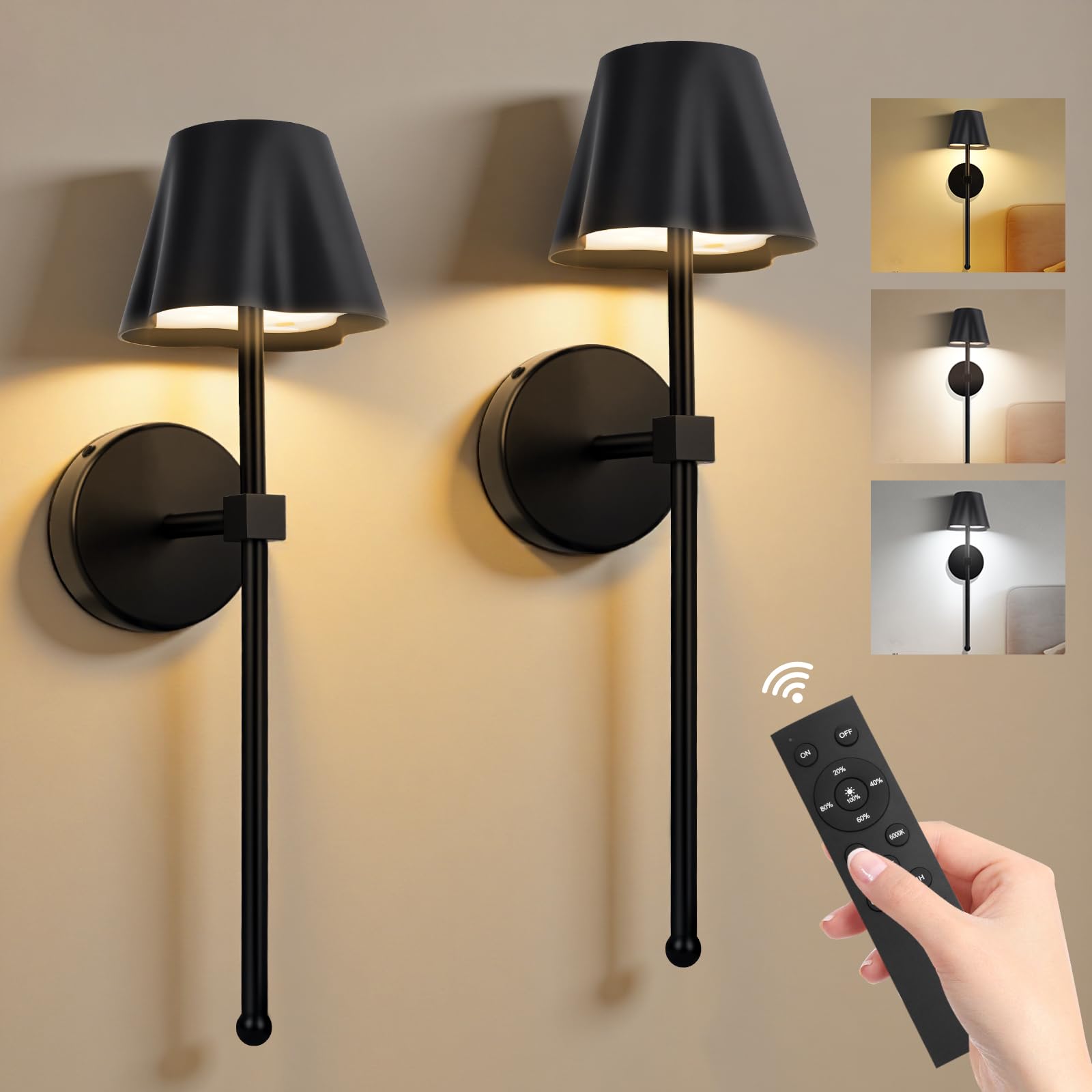 AVANLO Solarlampen für Außen mit Bewegungsmelder, Superhelle