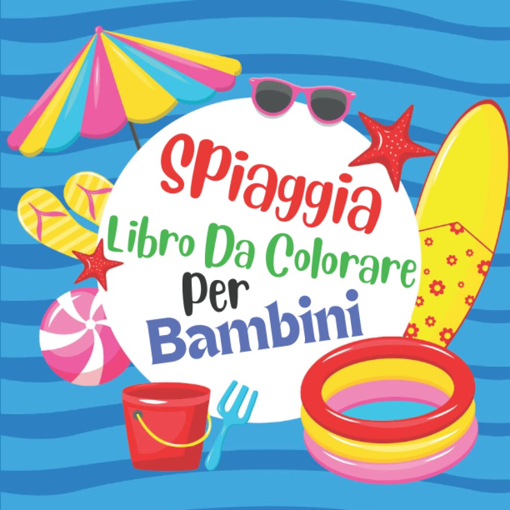 LaVenty 16 Mini Libri Da Colorare Estivi Per Bambini – Tema Spiaggia E Piscina Con Penne, Bomboniere Feste - 3