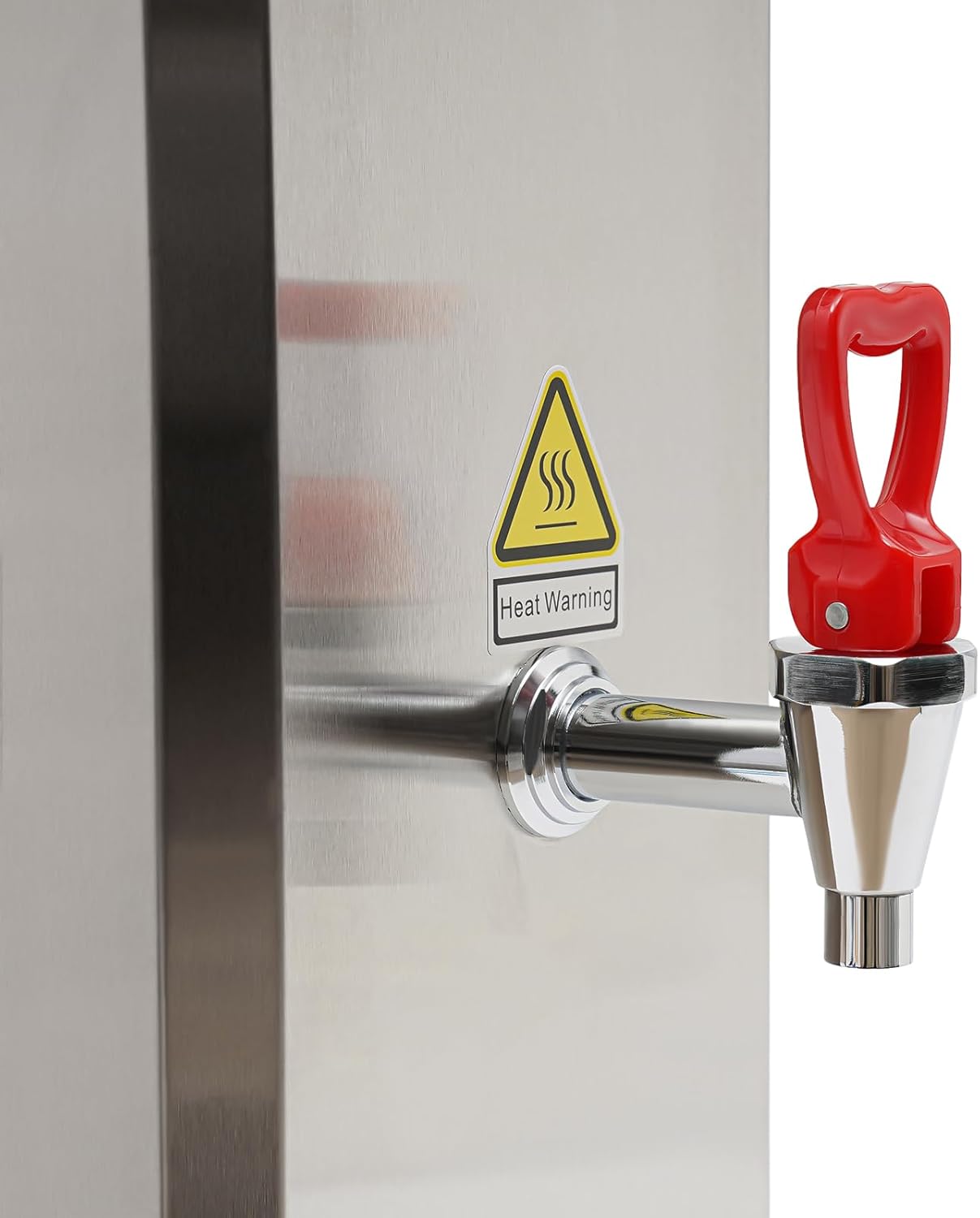 Electric Water Boiler 1500W Commercial Hot Water Dispenser Timing 20L Silver Stainless Steel Automatic Water Boiler Digital Display for Kitchens Living Rooms Cafes Restaurants (Silver)