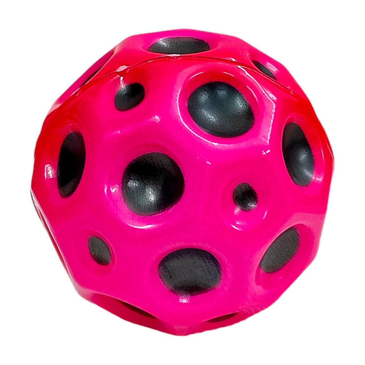 TERA 13 Super Bouncy Moon Ball Toy for Kids (Pack of 1) | Return Gifts for Kids | Soft Rubber Bounce Ball | Easy Grip Sports MoonBall | Indoor, Outdoor Toy | Random Colour (1 PCS)