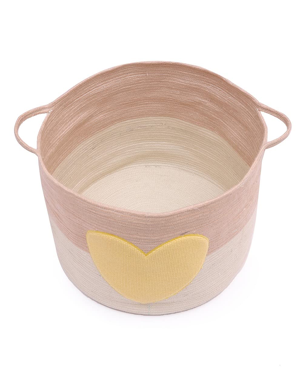 Mi Arcus Storage Basket for Kids Toys I Clothes I Books I Fruit Basket I Multipurpose Home Storage Basket for Modern Home (37 * 30cm) - Showering Love Collection 2