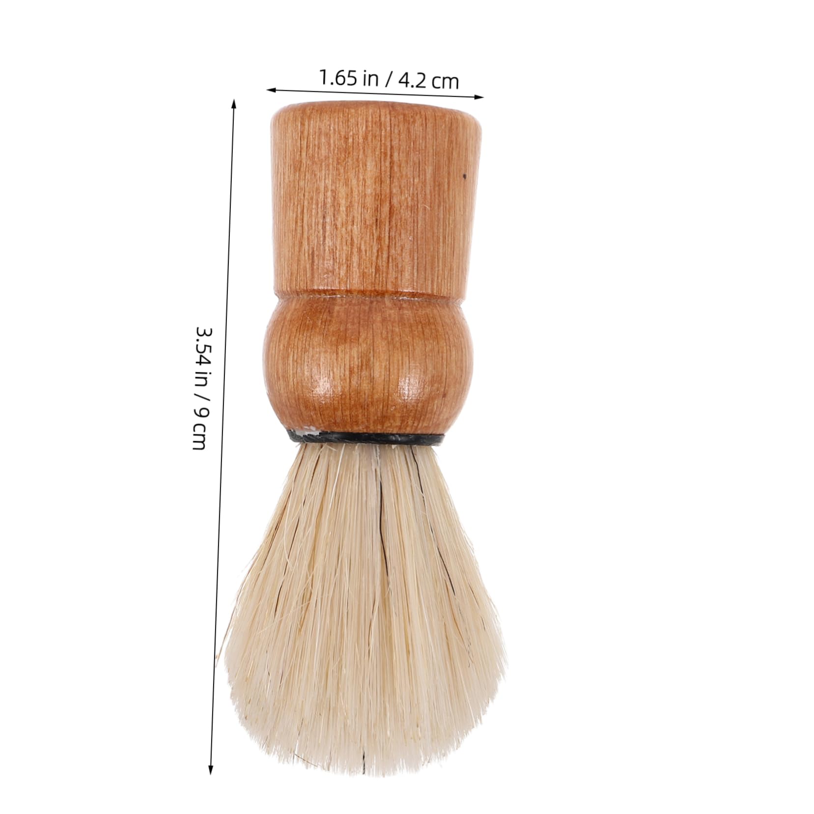 COLLBATH Wooden Beard Brush Boar Bristle Shaving Brush for Men Facial Grooming Easy to Clean