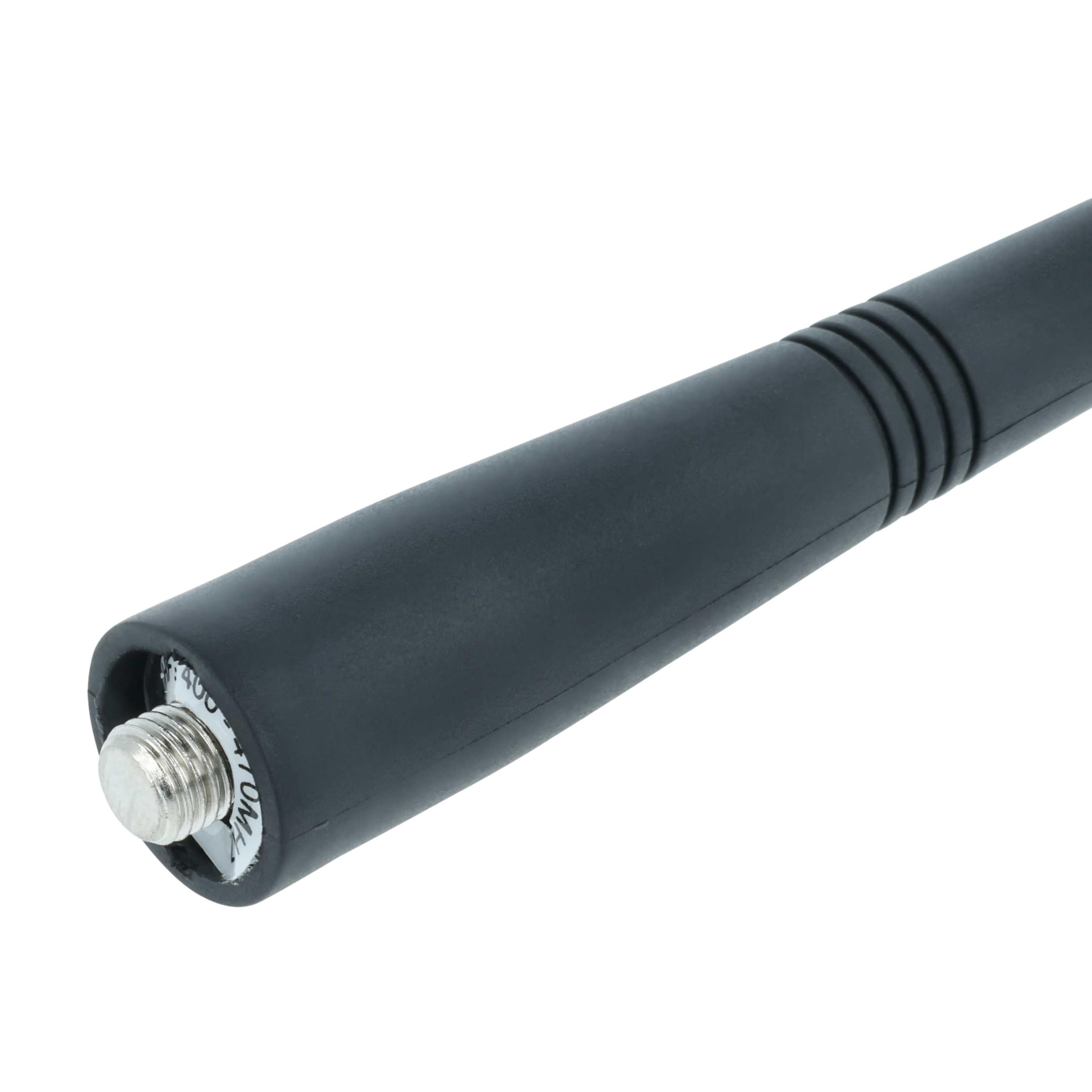 vhbw Antena kompatybilna z Motorola GP620, GP660, GP340, GP360, GP380, GP350, GP68, GP338 Plus, GP344, GP388, GP640 - 9 cm, czarna