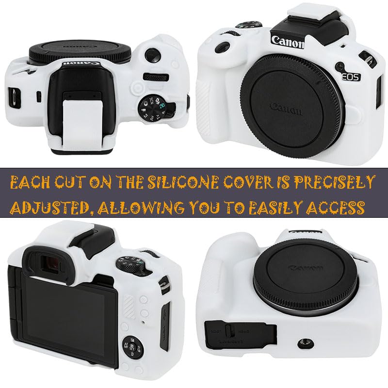 Funda Silicona Protectora para Cámara R50 Blanca miniatura 2