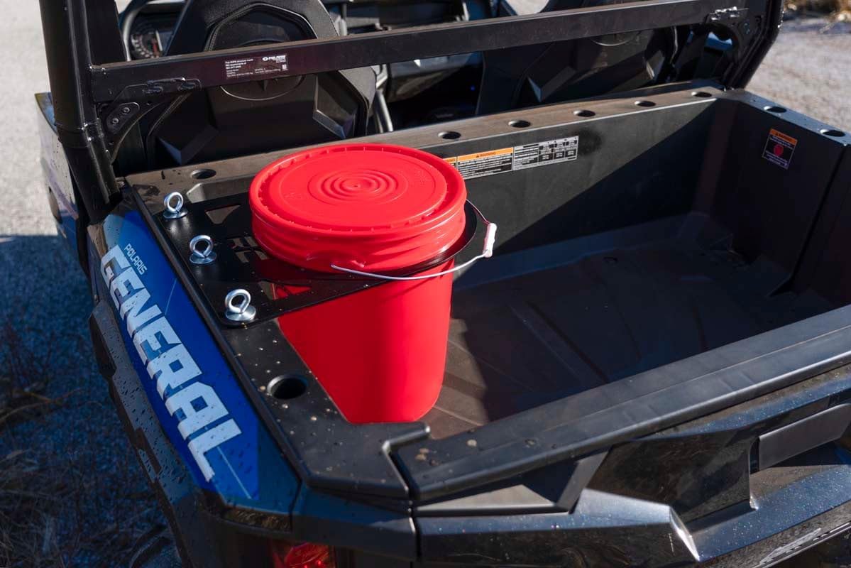 Rough Country UTV 5 Gallon Bucket Holder for 2017-2022 Polaris Ranger XP - 93028