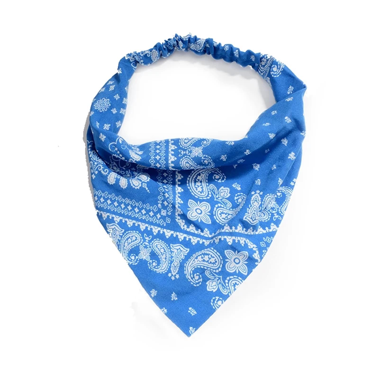 Gxmdsgz Unisex Color-20 Scarves & Wraps Bandana For Women Elastic Hair Bands Triangle Headscarf Floral Print Head Wrap Scarf Hair Accessories Headwear For Parties(Color-20)