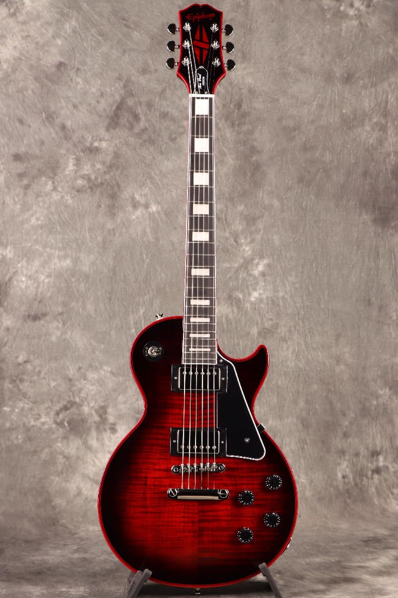 Amazon | Epiphone/Inspired by Gibson Les Paul Custom Widow Red