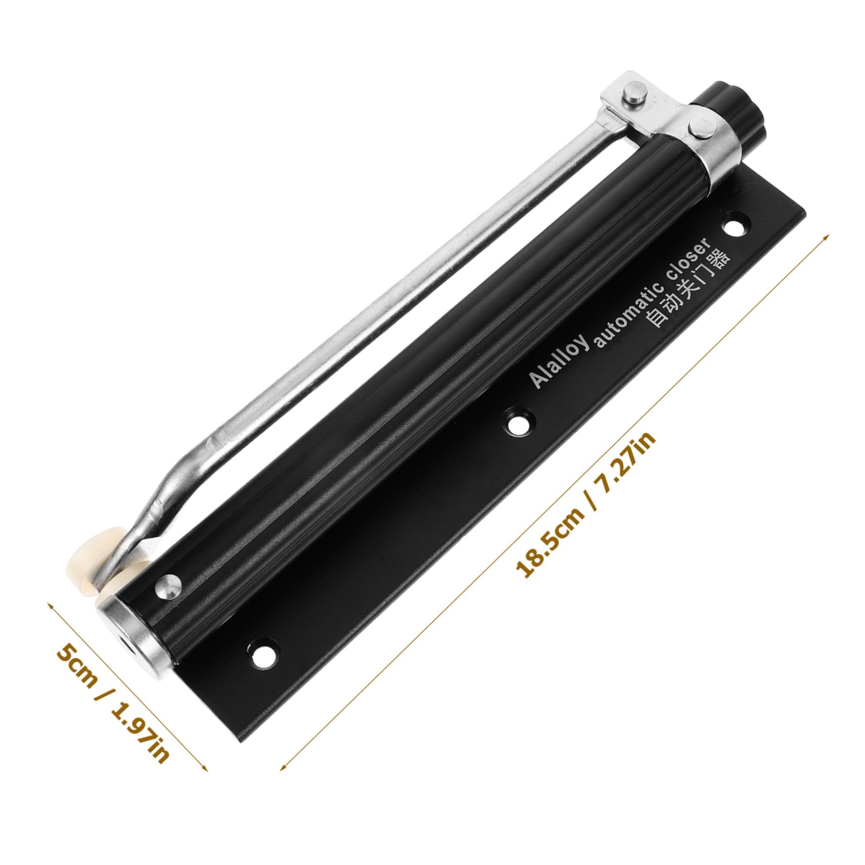 automatyczny samozamykacz do drzwi, samozamykacz s Automatic Door Closer Adjustable Aluminum Alloy Stopper Auto Close Seal