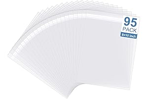 Archival-Grade 8x10 Poster Sleeves: Preserve Your Precious Prints